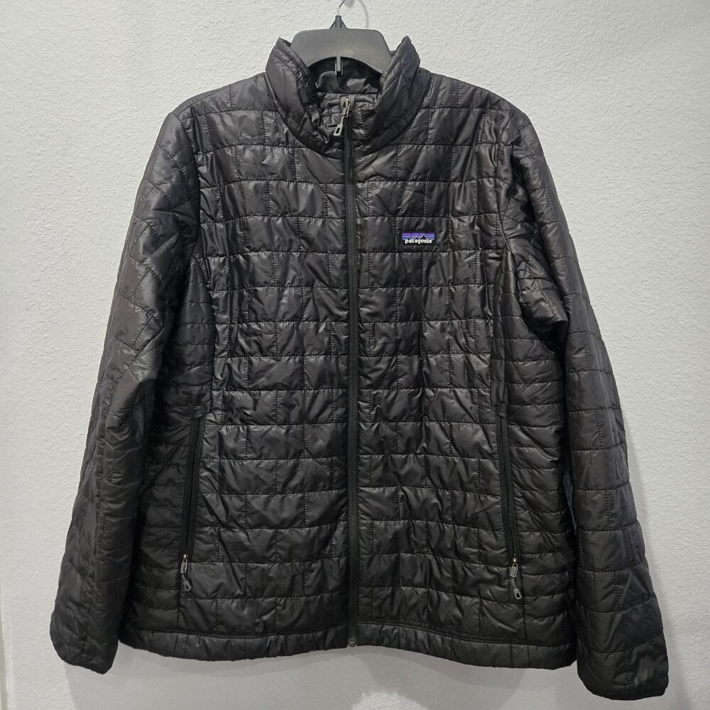 Patagonia Jacket Womens XXL Black Nano Puff
